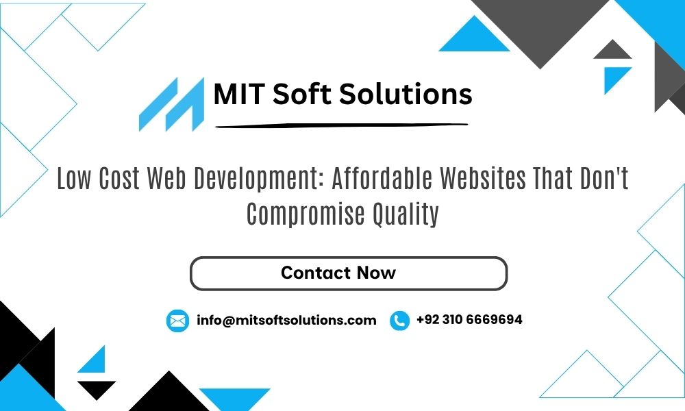 Low Cost Web Development