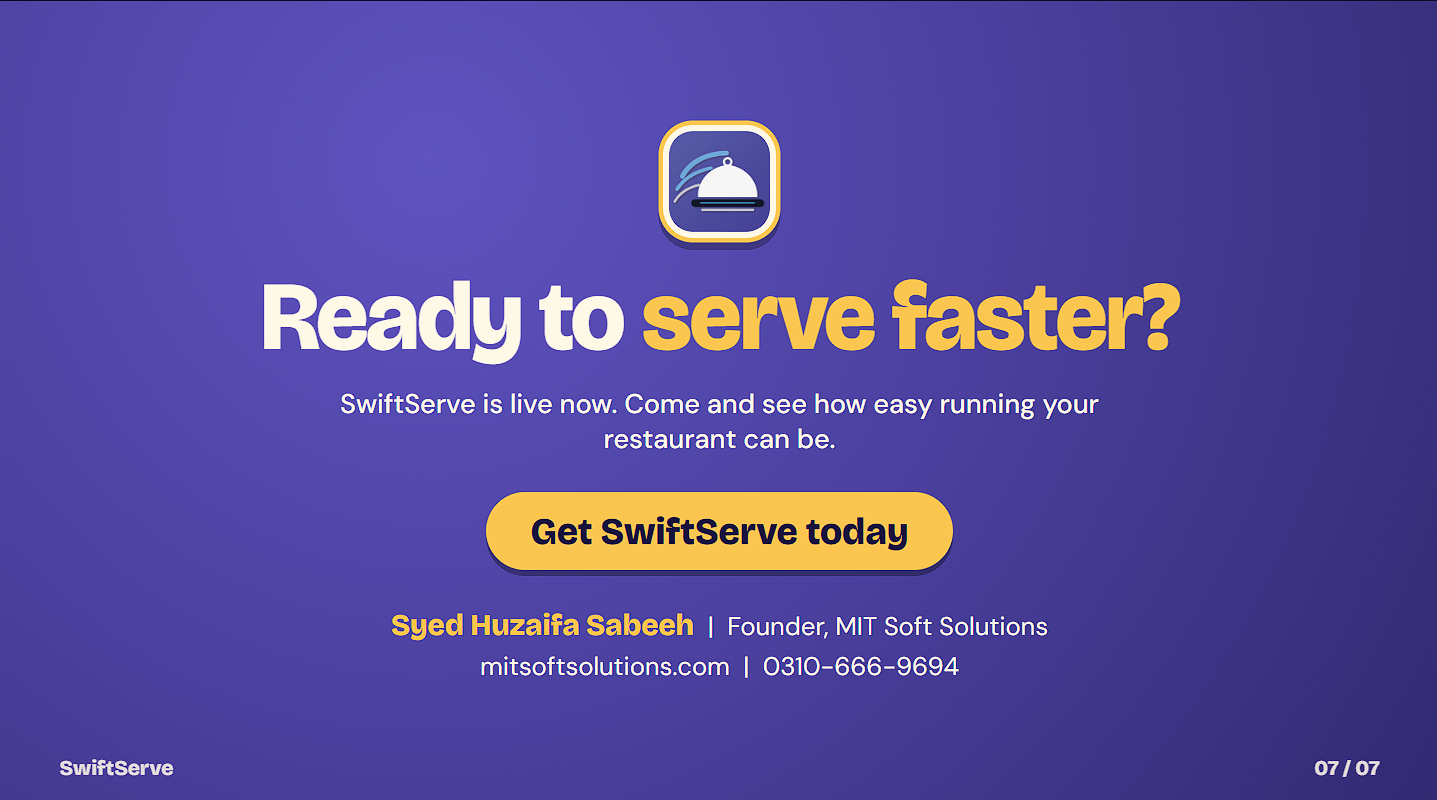 Swift Serve