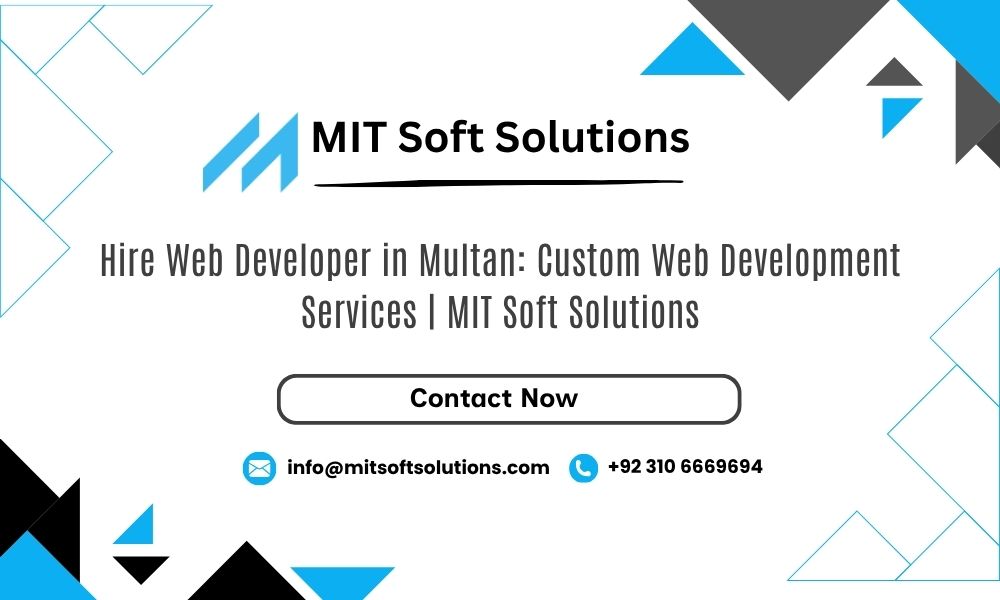 Web Developer in Multan